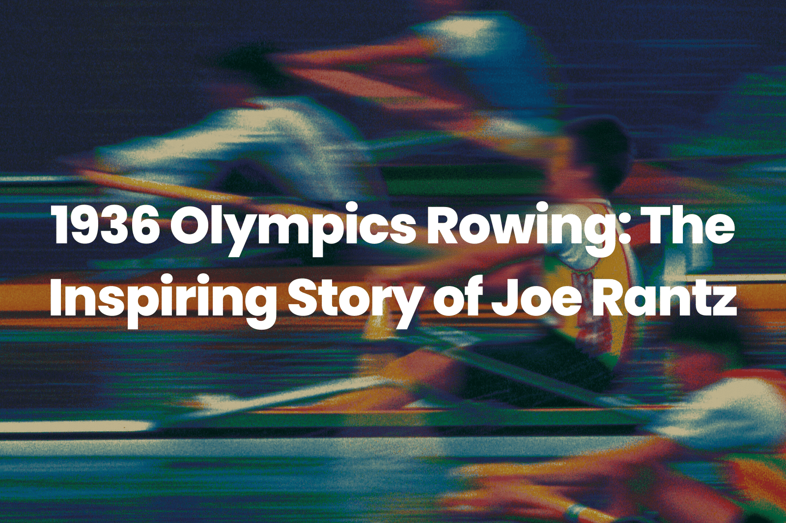 1936 Olympics Rowing