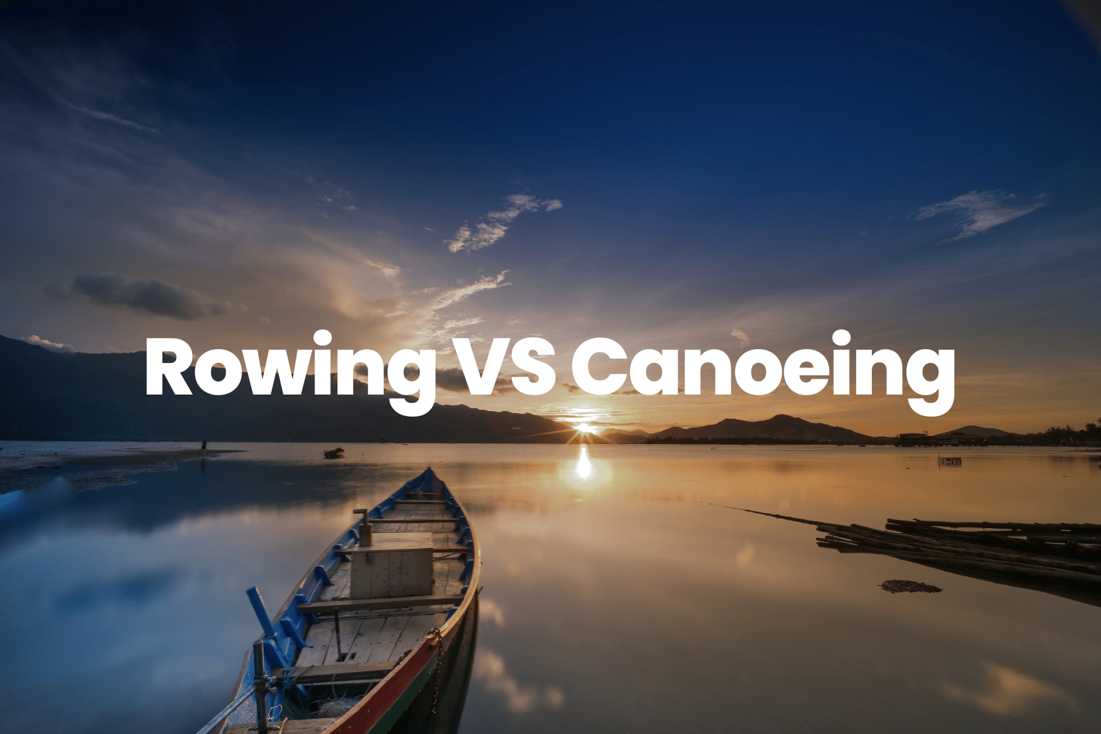 Rowing VS Canoeing